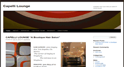 Desktop Screenshot of capellilounge.com